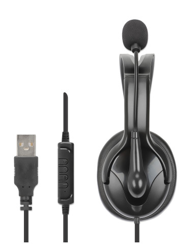 Cuffia Mono USB con Microfono...