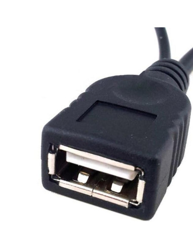 Cavo USB A F 2.0 OTG Micro USB M con...