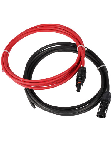 Coppia Cavi Fotovoltaico 4 mm² 1500V...