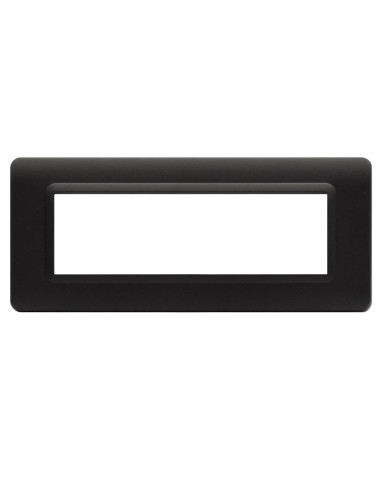 Placca Tecnopolimero S44 7 Moduli Grigio