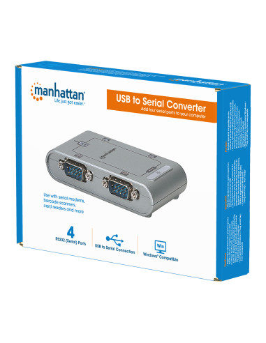 Convertitore da USB a 4 porte seriali