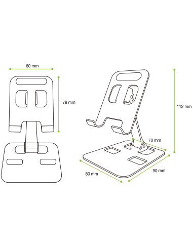 Supporto Universale Porta Smartphone...