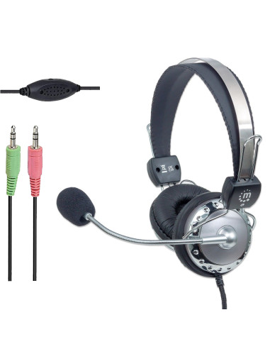 Cuffia Stereo con Microfono con Asta...