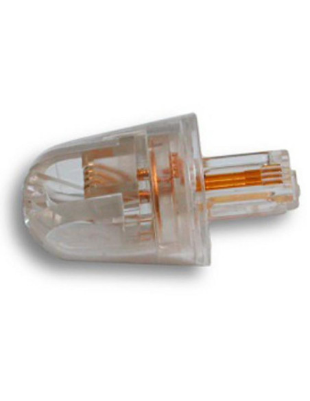 Plug Telefonico RJ11 Maschio 4 Poli 4 Contatti Antiattorcigliamento