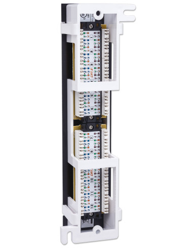 Pannello Patch 12 Porte UTP Cat6 Installazione a Muro