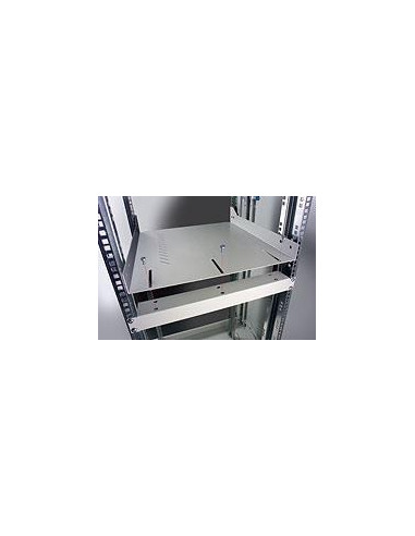 Mensola per Rack 19'' 600 mm 2U Grigia 4 punti