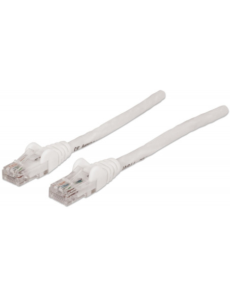 Cavo di rete Patch in Rame Cat. 5e Bianco UTP 1 m