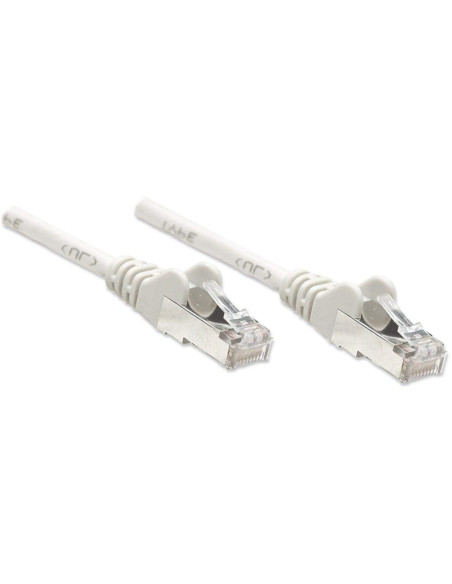 Cavo di rete Patch in Rame Schermato Cat. 5e Bianco F/UTP 1 m