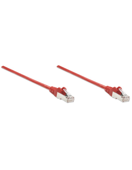 Cavo di rete Patch in Rame Schermato Cat. 5e Rosso F/UTP 2 m