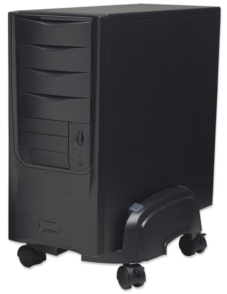 Supporto per PC in Plastica HIPS Regolabile Colore Nero