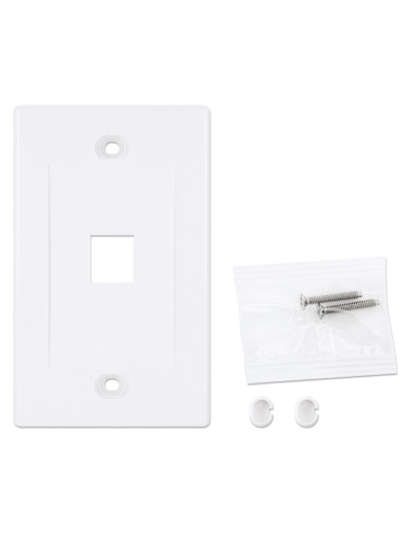 Placca Porta Frutti 1 Posto Mod.503 Bianco