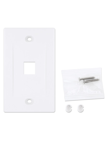 Placca Porta Frutti 1 Posto Mod.503 Bianco
