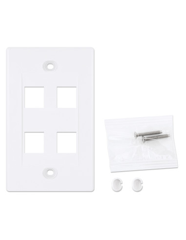 Placca Porta Frutti 4 Posti Mod.503 Bianco