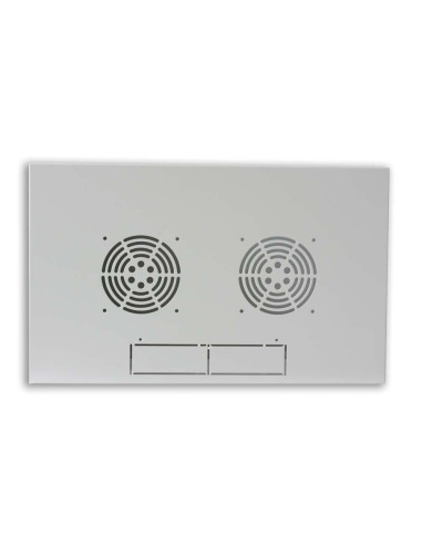 Armadio Rack 19'' a muro 16 unit&agrave prof. 400 Grigio Assemblato