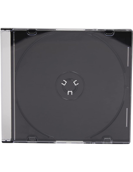 Porta CD Slim Jewel Case Nero
