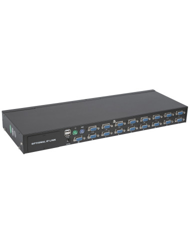 KVM Switch 16 porte combo USB + PS/2