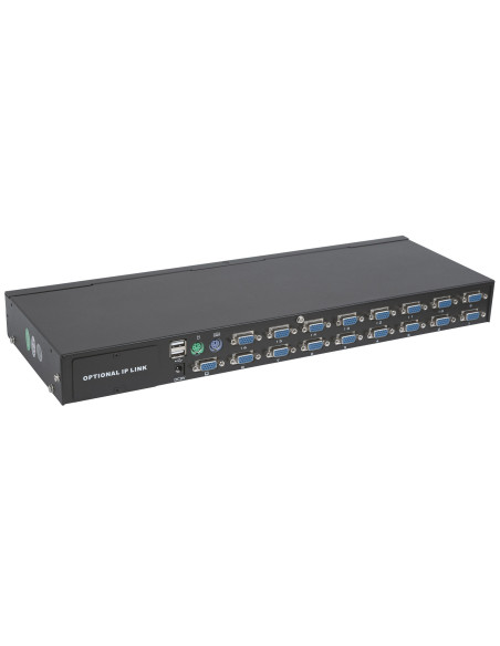 KVM Switch 16 porte combo USB + PS/2