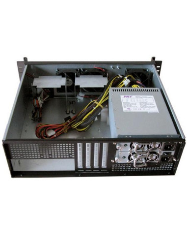 Chassis Industriale da Rack 19'' 3U Ultra Compatto Nero