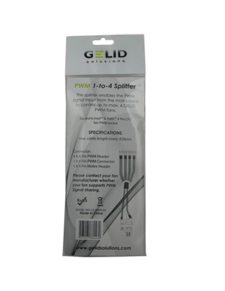 Cavo Splitter per Ventole Tachimetriche 4 poli (CA-PWM-03)