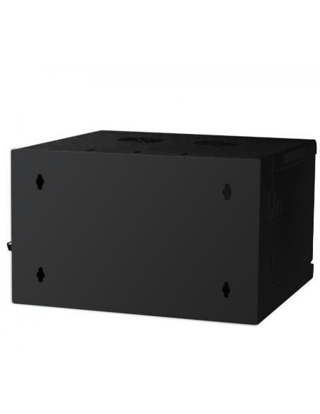 Armadio Rack 19'' a muro 9 unit&agrave due sezioni Nero