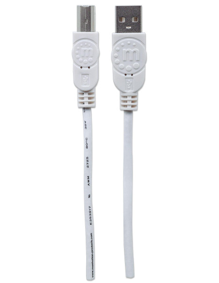 Cavo USB 2.0 A maschio/B maschio 1m Bianco