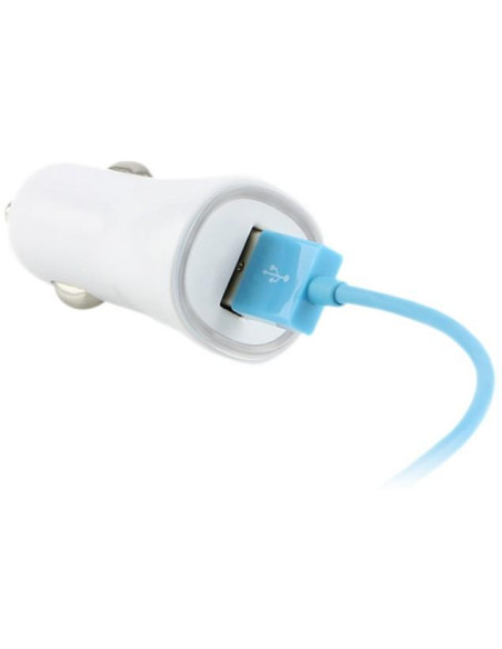 Caricatore da Auto Universale 1 Porta USB con Uscita 5V 1A Bianco