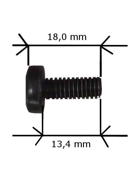 Kit Set 4 Viti 4 Dadi e 4 Rondelle per Montaggio Rack Nero