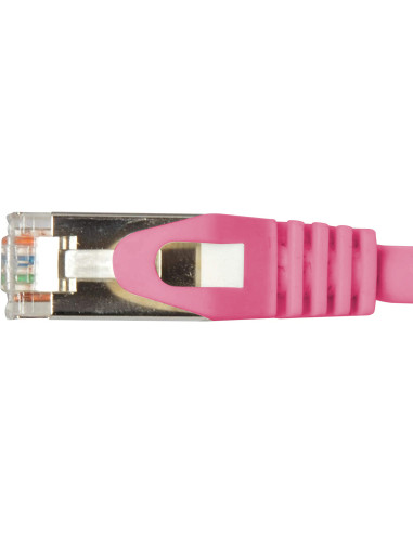 Cavo di rete Patch in CCA Schermato Cat. 6 Rosa F/UTP 0