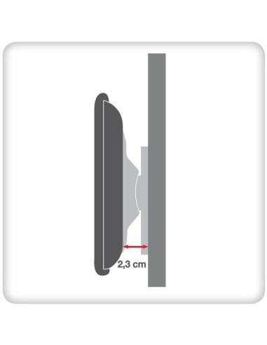 Supporto a Muro Fisso Ultra Slim per TV LED LCD 32-55'' Nero