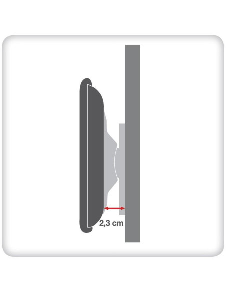 Supporto a Muro Fisso Ultra Slim per TV LED LCD 32-55'' Nero