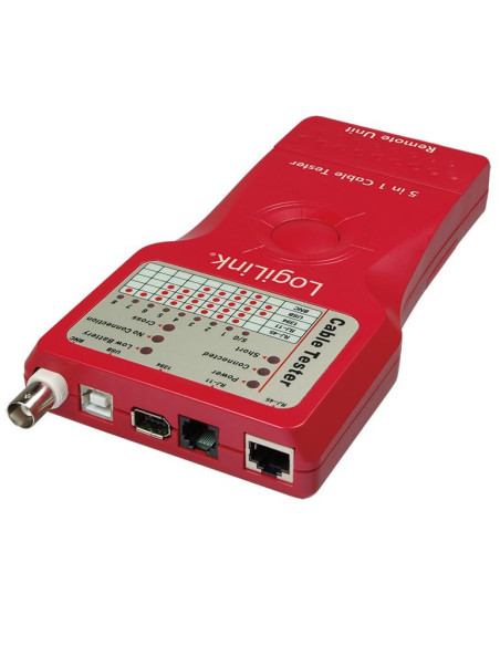 Tester di Rete per Cavi Firewire RJ45 Cat. 5 e 6