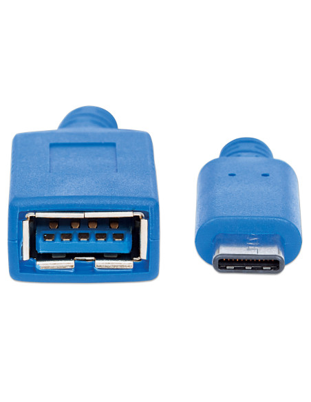 Cavo Superspeed USB A Femmina USB-C&trade Maschio 15cm Blu