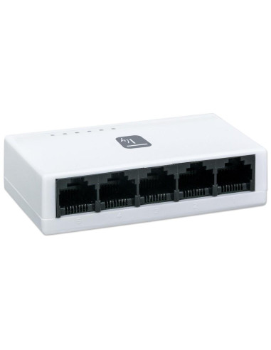 Switch Hub 10/100 Mbps Fast Ethernet 5 Porte