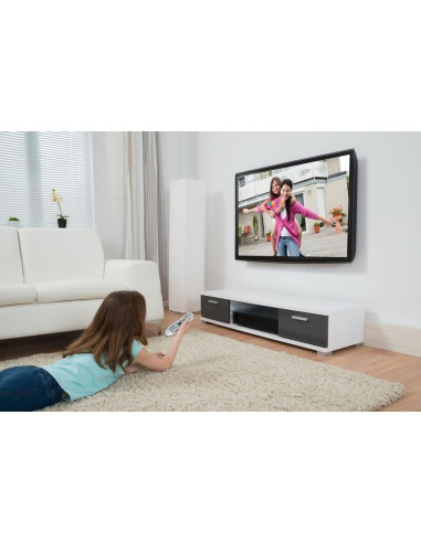 Supporto a Muro Fisso Slim per TV LED LCD 23-55'' Nero