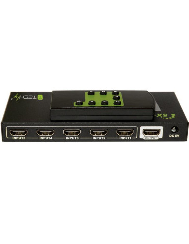 Switch HDMI 5 IN 1 OUT con Telecomando 4K UHD 3D