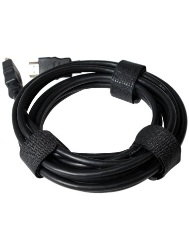 Fascette Fermacavo Nero in Velcro Set da 10 pz