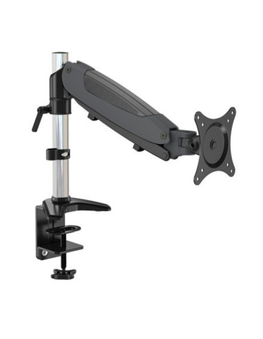 Supporto Tubolare a Gas da Scrivania per Monitor 15-27'' 360mm Nero