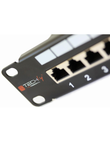 Pannello Patch STP 24 Posti RJ45 Cat.6 Techly