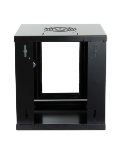 Armadio Rack 10'' a muro 6 unit&agrave Nero