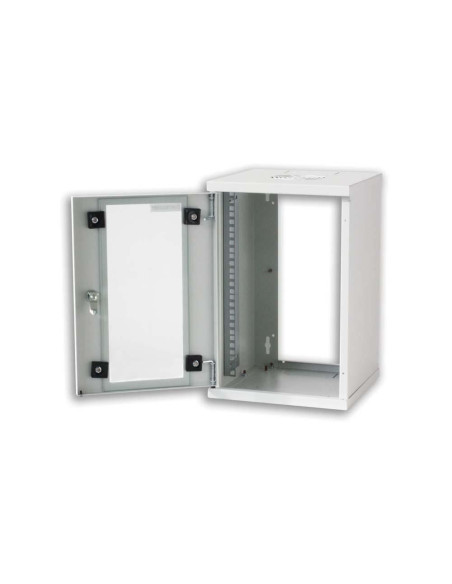 Armadio Rack 10'' a muro 9 unit&agrave Grigio prof. 300 mm