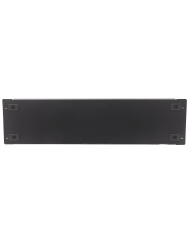 Pannello Cieco Toolless a Clip per Armadi Rack 19'' 3U Nero