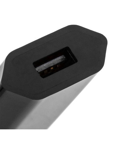 Caricatore USB 1A Compatto Spina Europea Nero