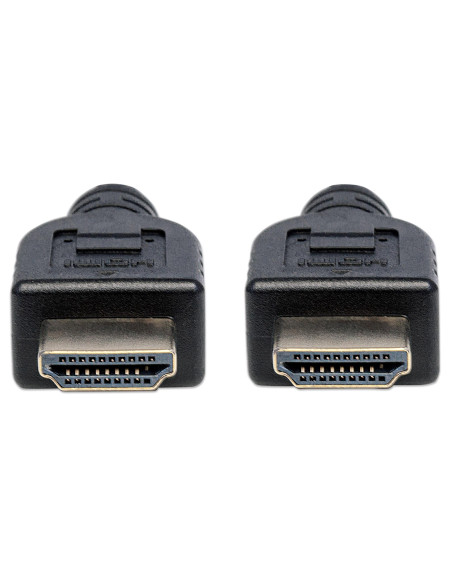 Cavo HDMI CL3 High Speed con Ethernet A/A M/M 2m Nero