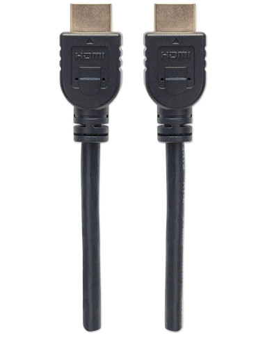 Cavo HDMI CL3 High Speed con Ethernet A/A M/M 3m Nero