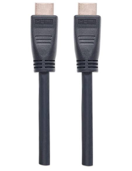 Cavo HDMI CL3 High Speed con Ethernet A/A M/M 8m Nero