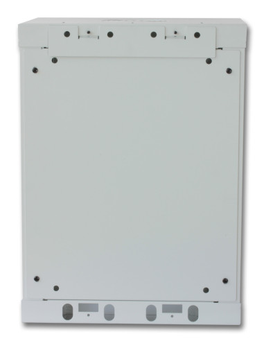 Armadio Rack 10'' a muro 6 unit&agrave con pannelli asportabili Grigio prof. 300 mm