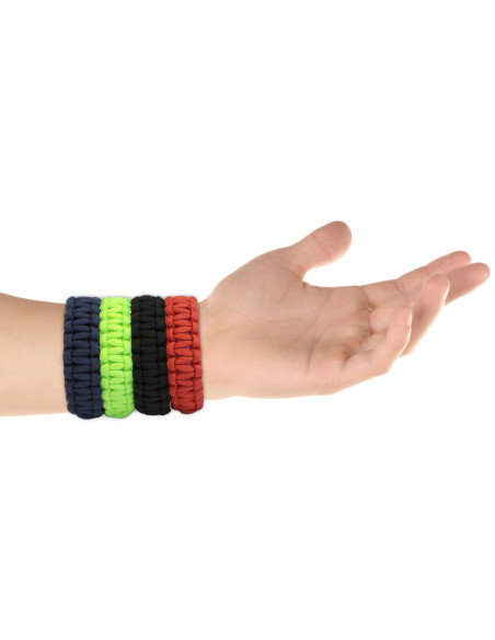 Bracciale Paracord con Micro USB Blu