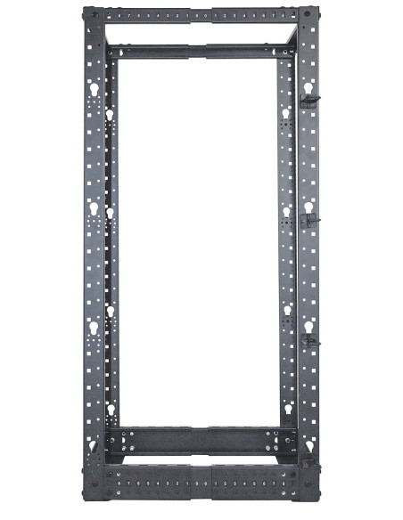 Open Frame Rack 19'' 4 Montanti 48U con profondit&agrave regolabile