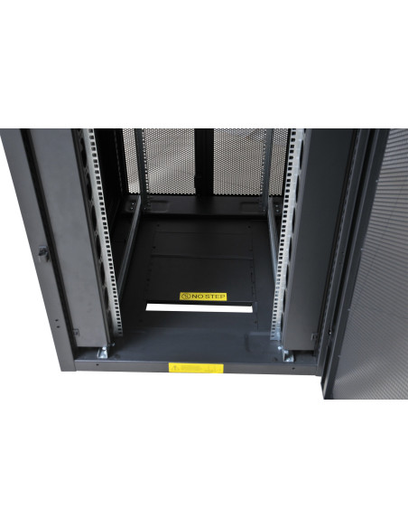Armadio NetRack 19'' 600x1000 42 Unit&agrave Ventilato Nero da Assemblare