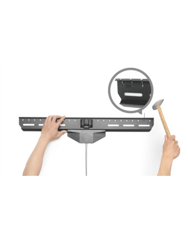 Staffa a muro fissa TV LED LCD 37-80''